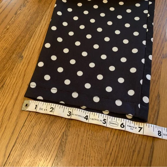 NWT Polka dot black pants size L - Picture 6 of 8
